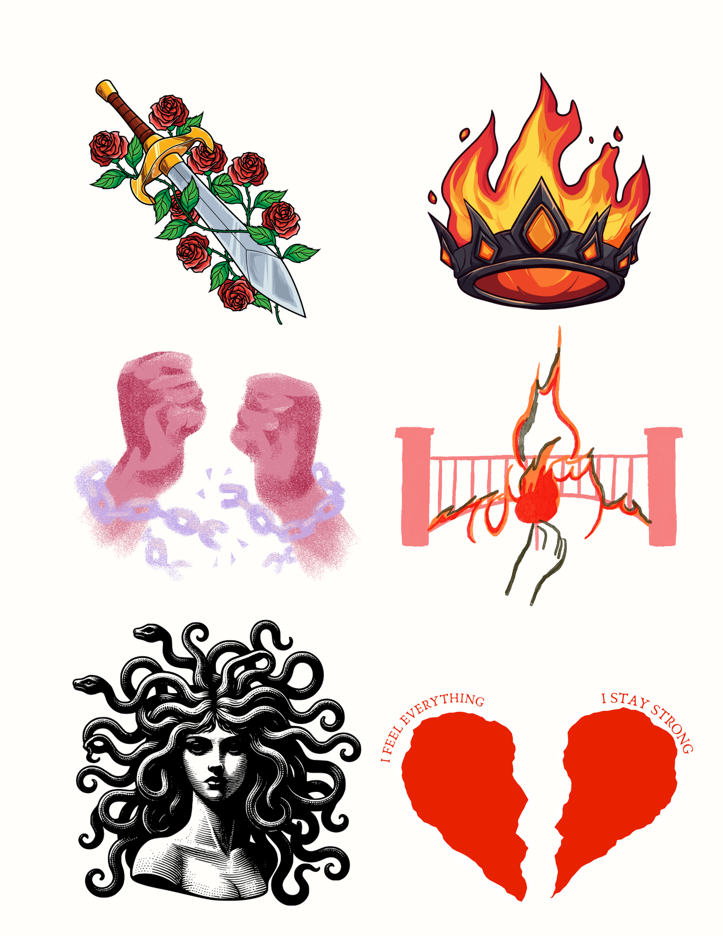 Feminine Rage Stickers