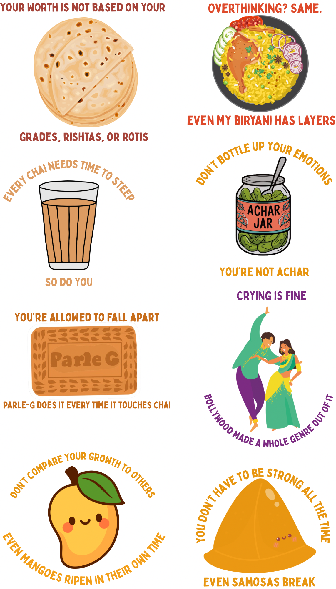 Desi Affirmation Stickers