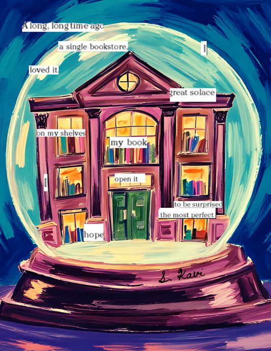 Cozy Library Print
