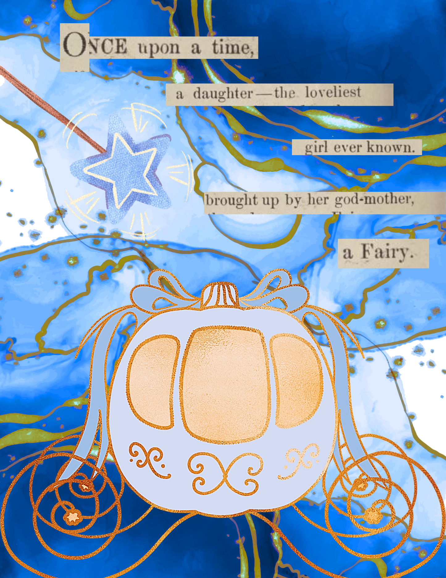 Cinderella Fairy Tale Art Print