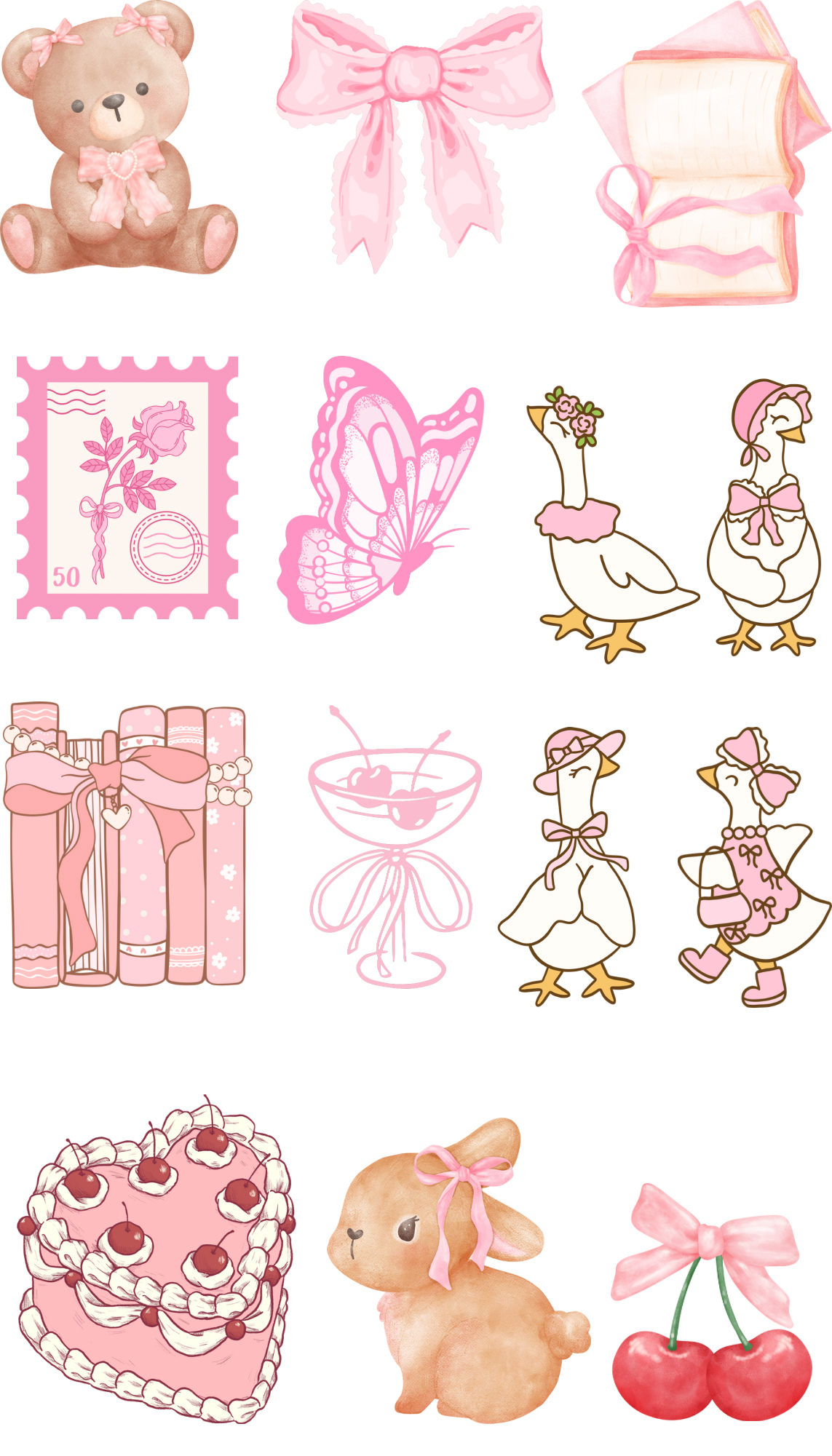 Coquette Stickers