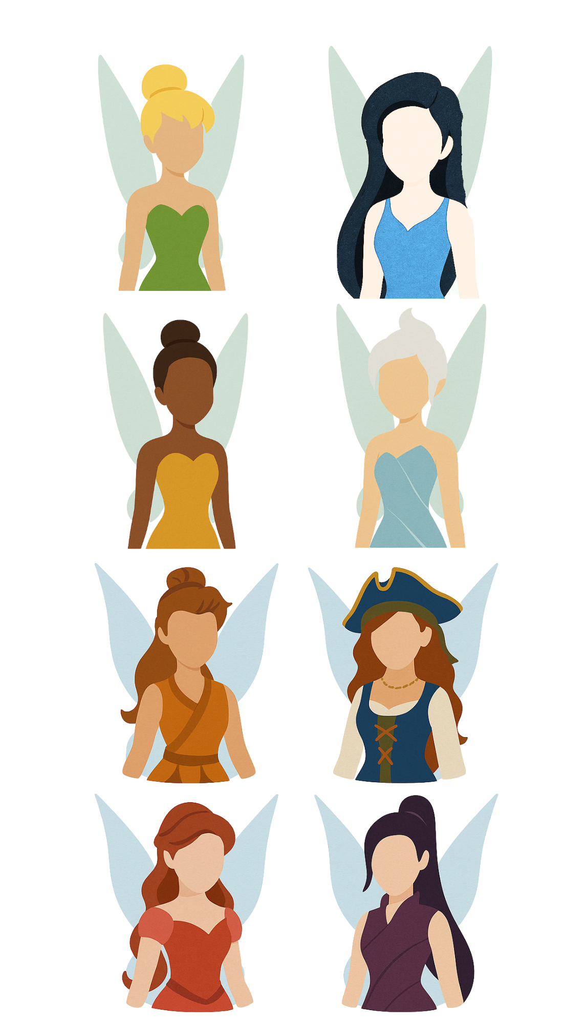 Pixie Hollow Fairies