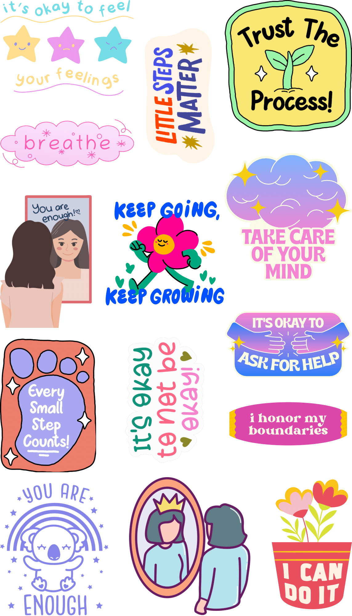 Affirmation Stickers