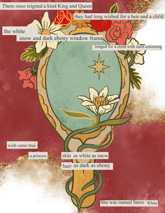 Snow White Fairy Tale Art Print